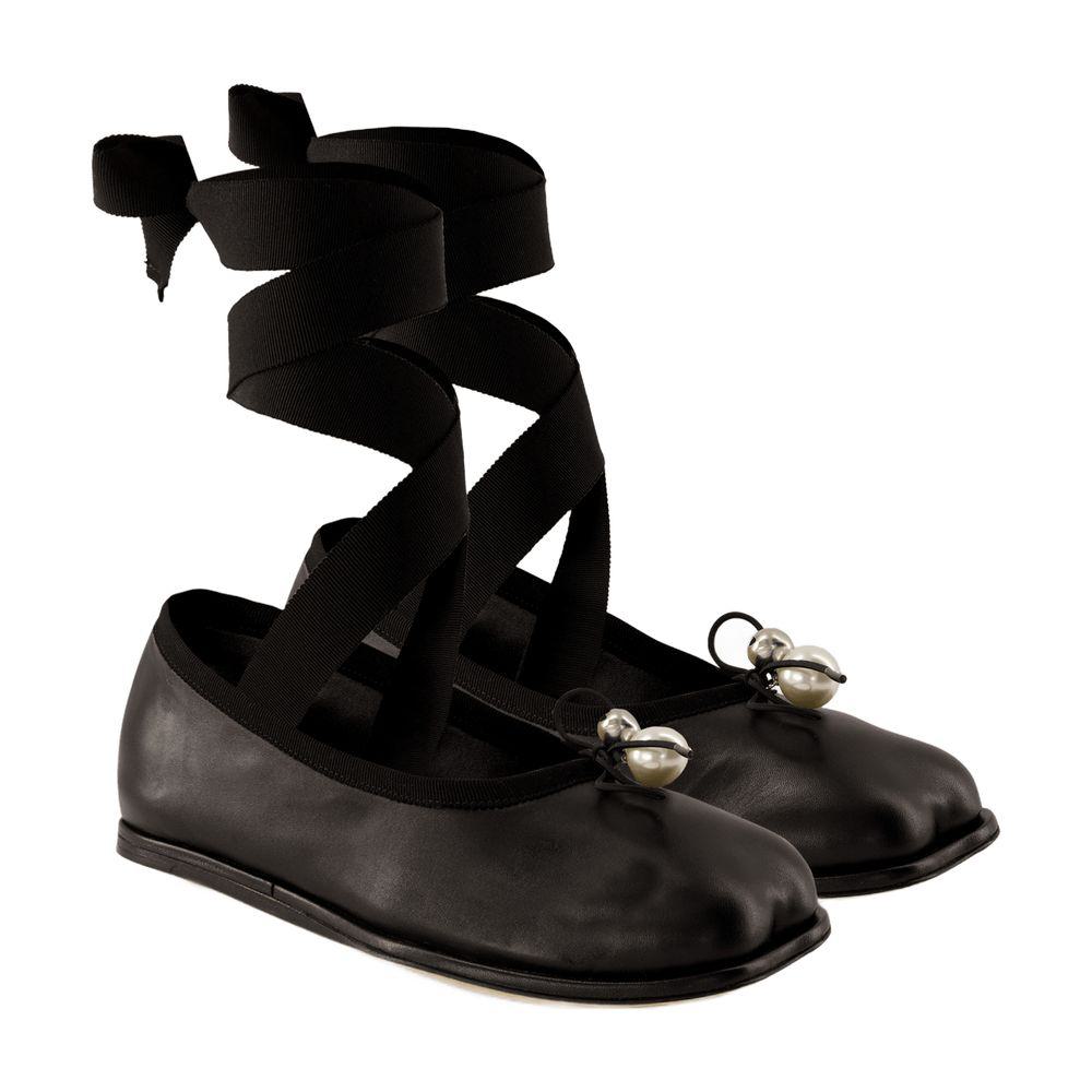 Simone Rocha Heart Toe Ballerinas