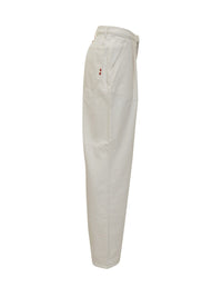 Amish Amish White Straight-Legged Pants