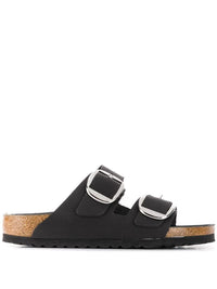 Birkenstock Black 'Arizona' Slide With Double Strap