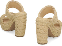 Bottega Veneta Canalazzo Raffia Mules
