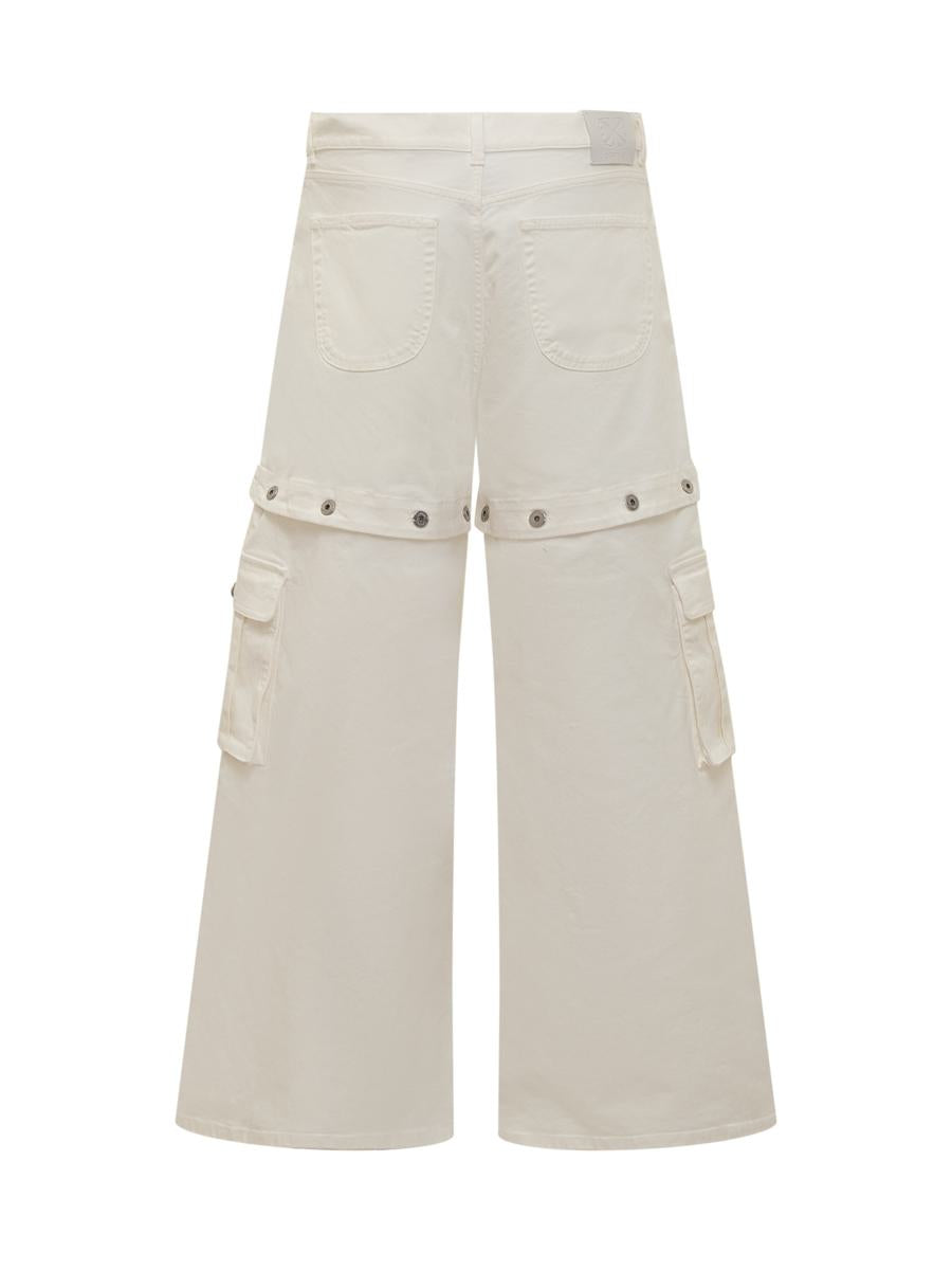 Off-White Super Baggy Jeans With 90S Logo