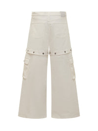 Off-White Super Baggy Jeans With 90S Logo