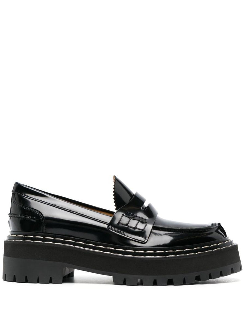 Proenza Schouler Lug Sole Platform Loafers Shoes