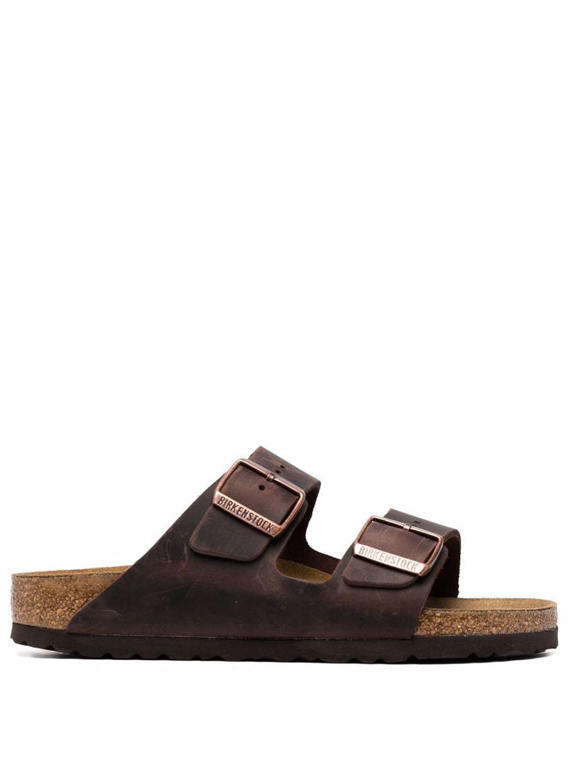 Birkenstock Brown Leather Arizona Sandals
