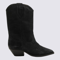 Isabel Marant Black Leather Duerto Boots