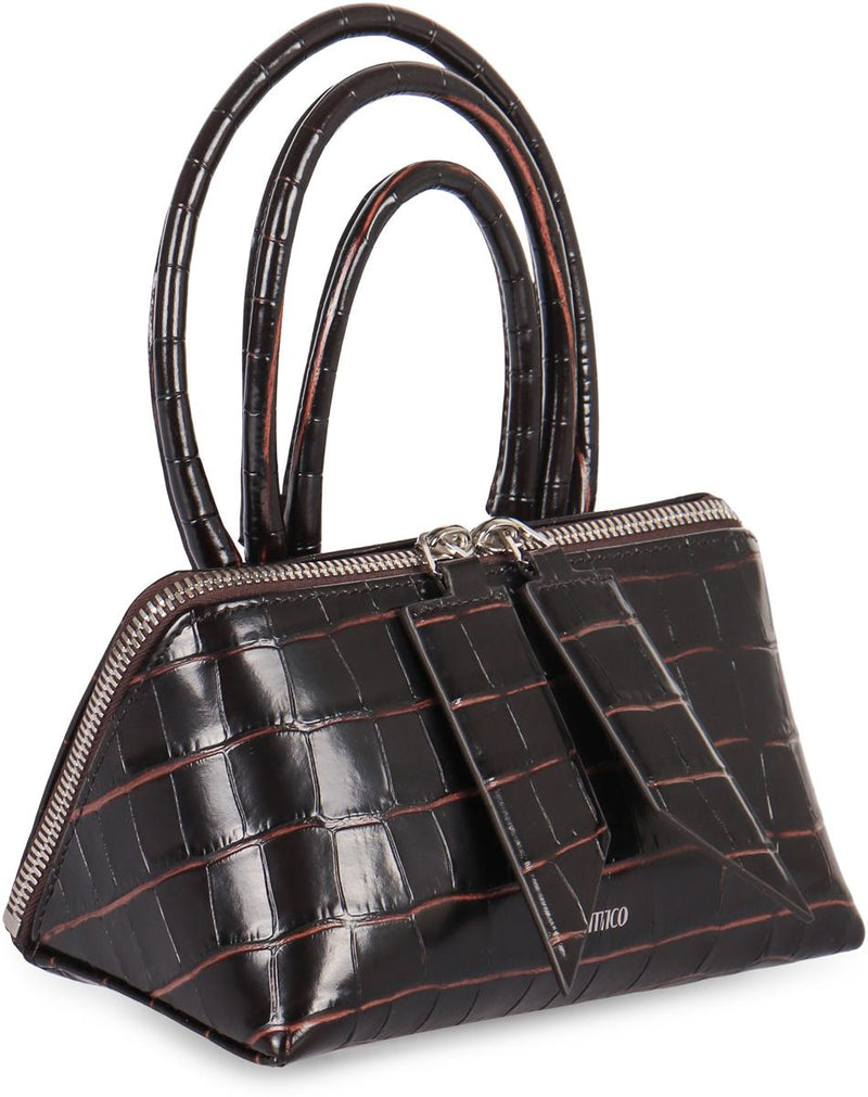 The Attico Mini Bag Friday In Printed Leather