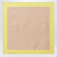 Gucci Twill Scarf In And Yellow