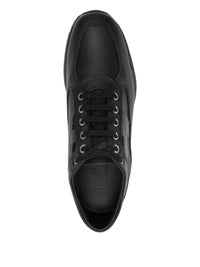 Hogan Interactive Sequin-Panel Leather Sneakers Shoes
