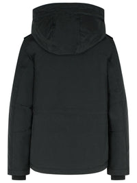 Woolrich 'Military' Padded Jacket In 'Ramar Cloth' With Black Hood