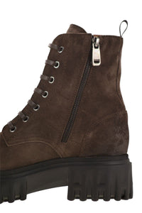 Hogan H700 - Suede Combat Boots