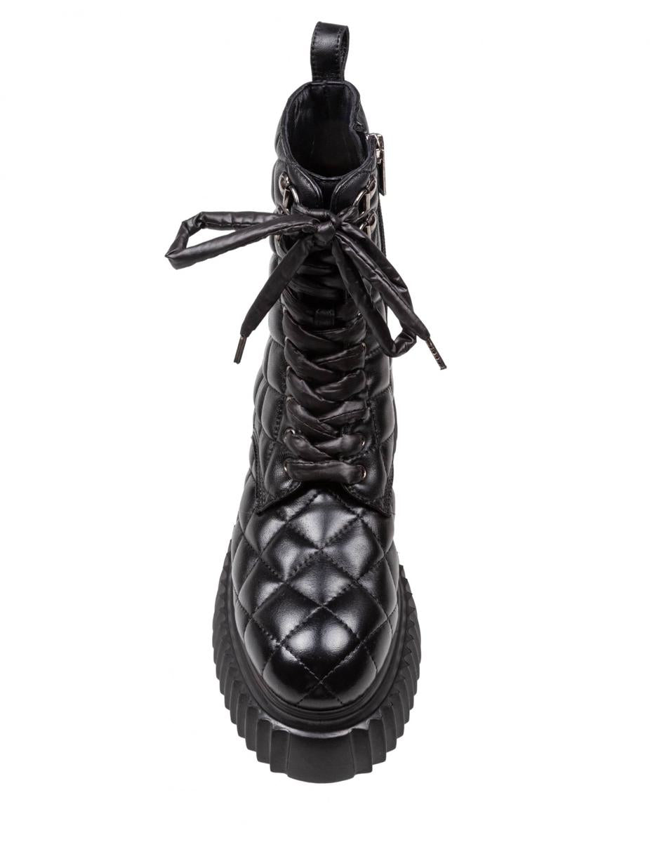 Agl Quilted Leather Ankle Boot