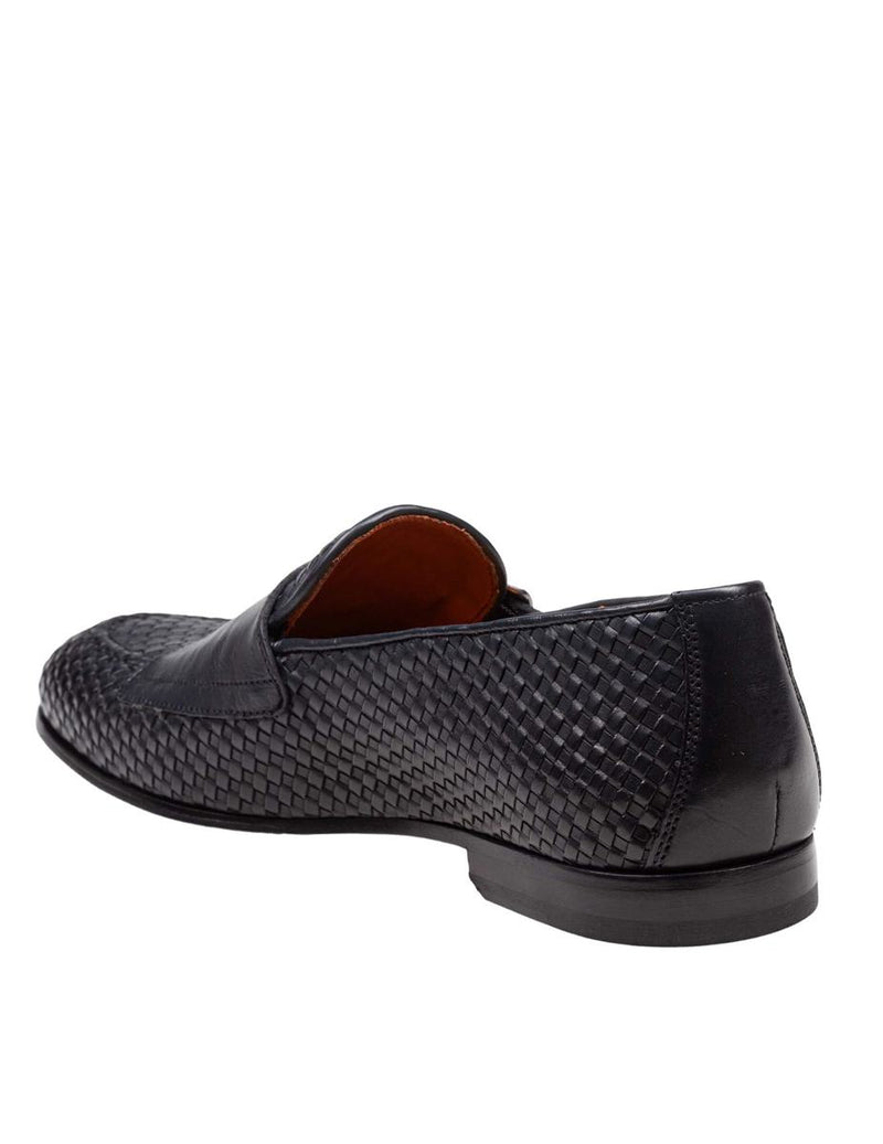 Doucal's Woven Leather Moccasin