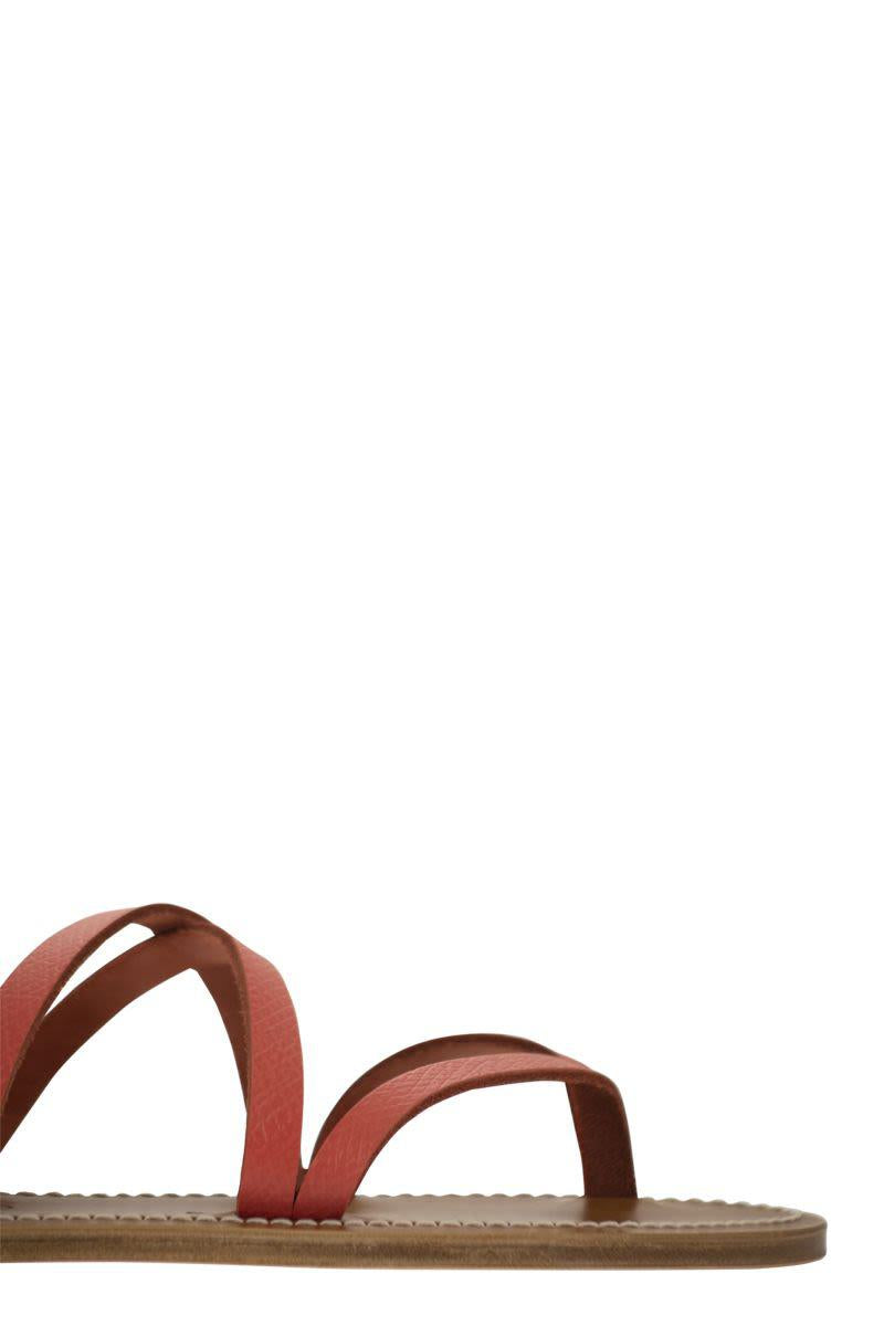 Longchamp Longchamp X K.Jacques Leather Sandals