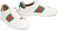Gucci Ace Leather Low-Top Sneakers