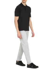 The (Alphabet) Cotton Knit Polo Shirt