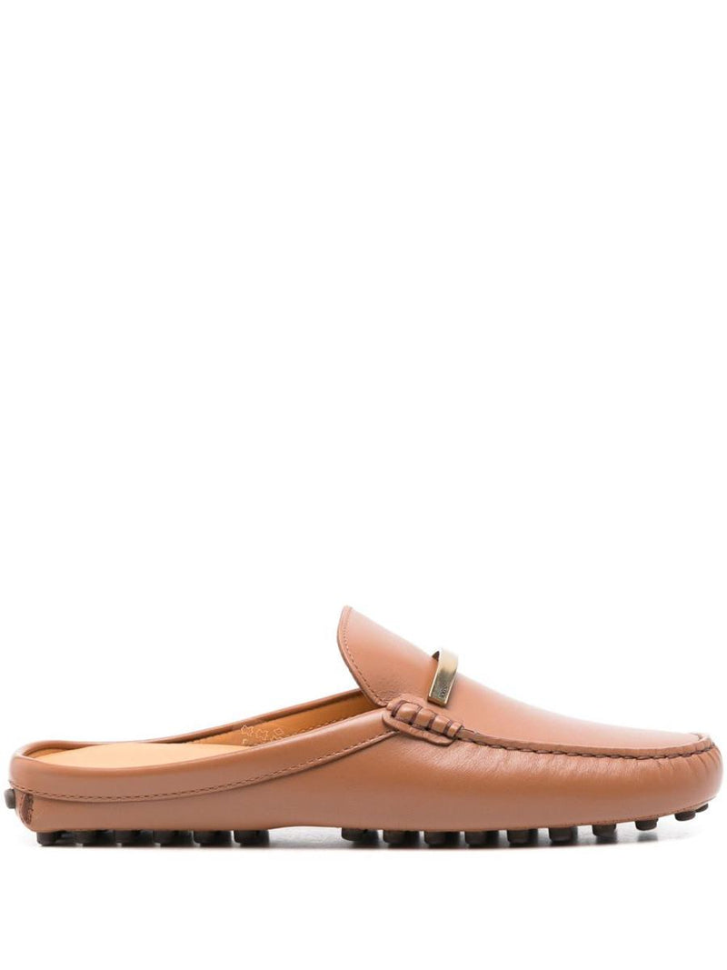 Tod'S Leather Gommino Slippers Shoes