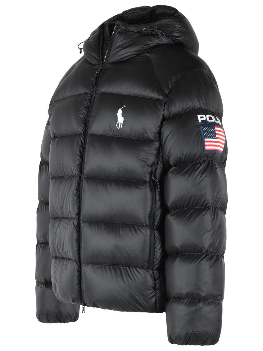 Polo Ralph Lauren Black Nylon Bomber Jacket