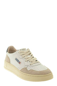 Autry Medalist Low - Leather And Suede Sneakers