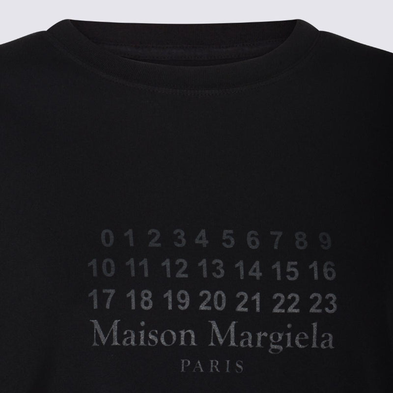 Maison Margiela Black Cotton T-Shirt
