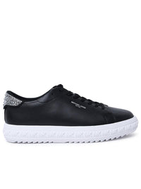 Michael Kors 'Grove' Black Leather Sneakers