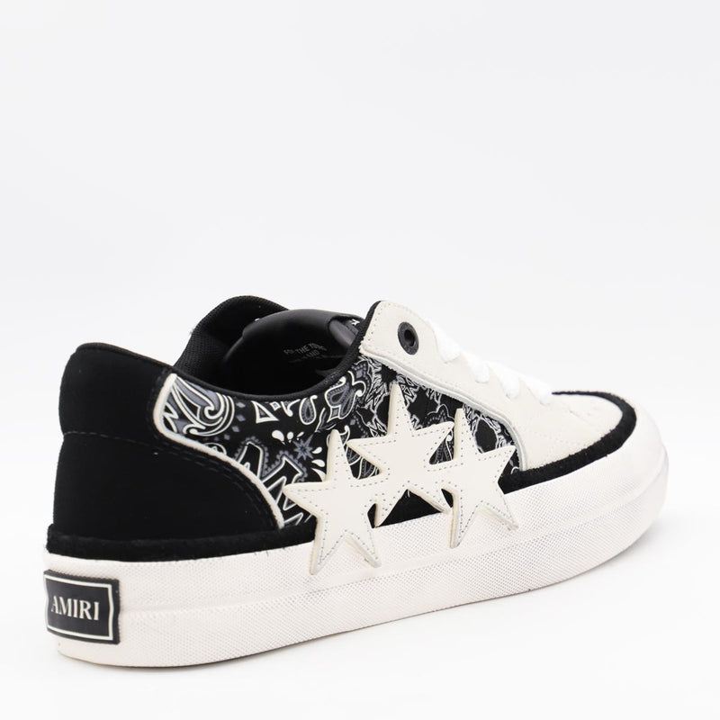 Amiri Black And White Bandana Sneakers