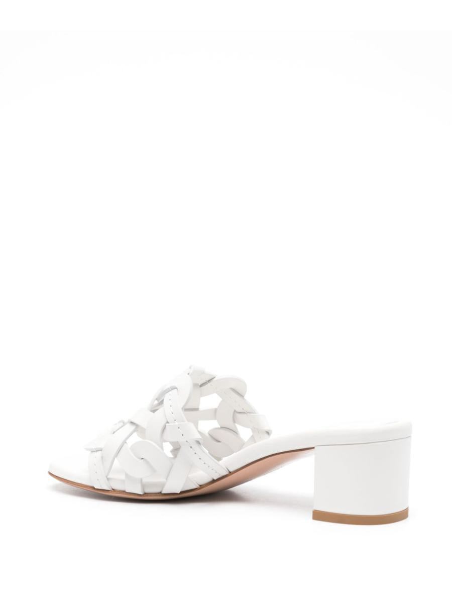 Gianvito Rossi Amalfi Leather Sandals