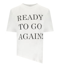 Elisabetta Franchi Gesso Asymmetric T-Shirt