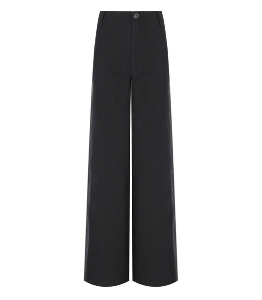 Essentiel Antwerp Gorror Black Wide Leg Pants