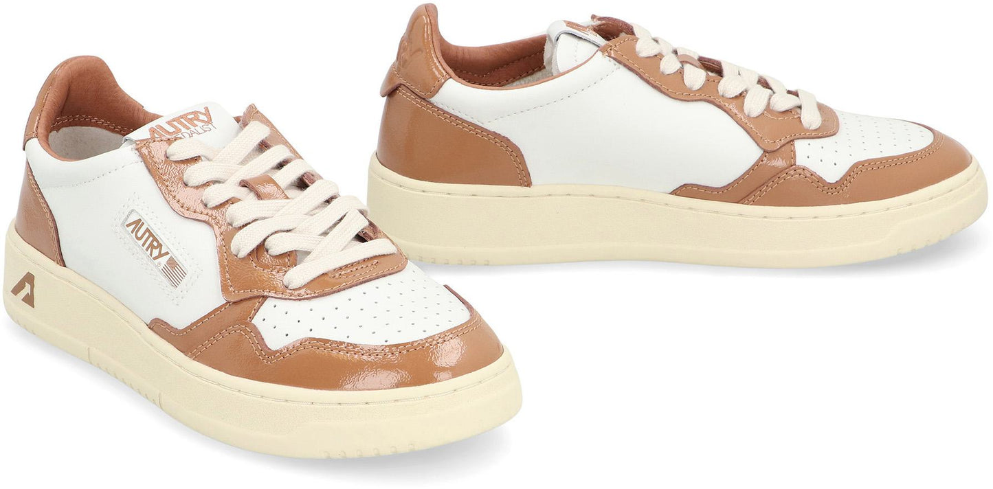 Autry Medalist Leather Low-Top Sneakers