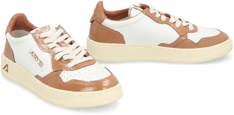 Autry Medalist Leather Low-Top Sneakers