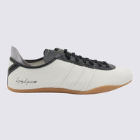 Y-3 Adidas Whte Leather Tokyo Sneakers
