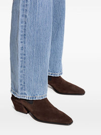 Paris Texas Brown Suede Ankle Boots