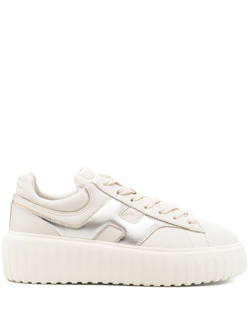 Hogan H-Stripes Leather Sneakers