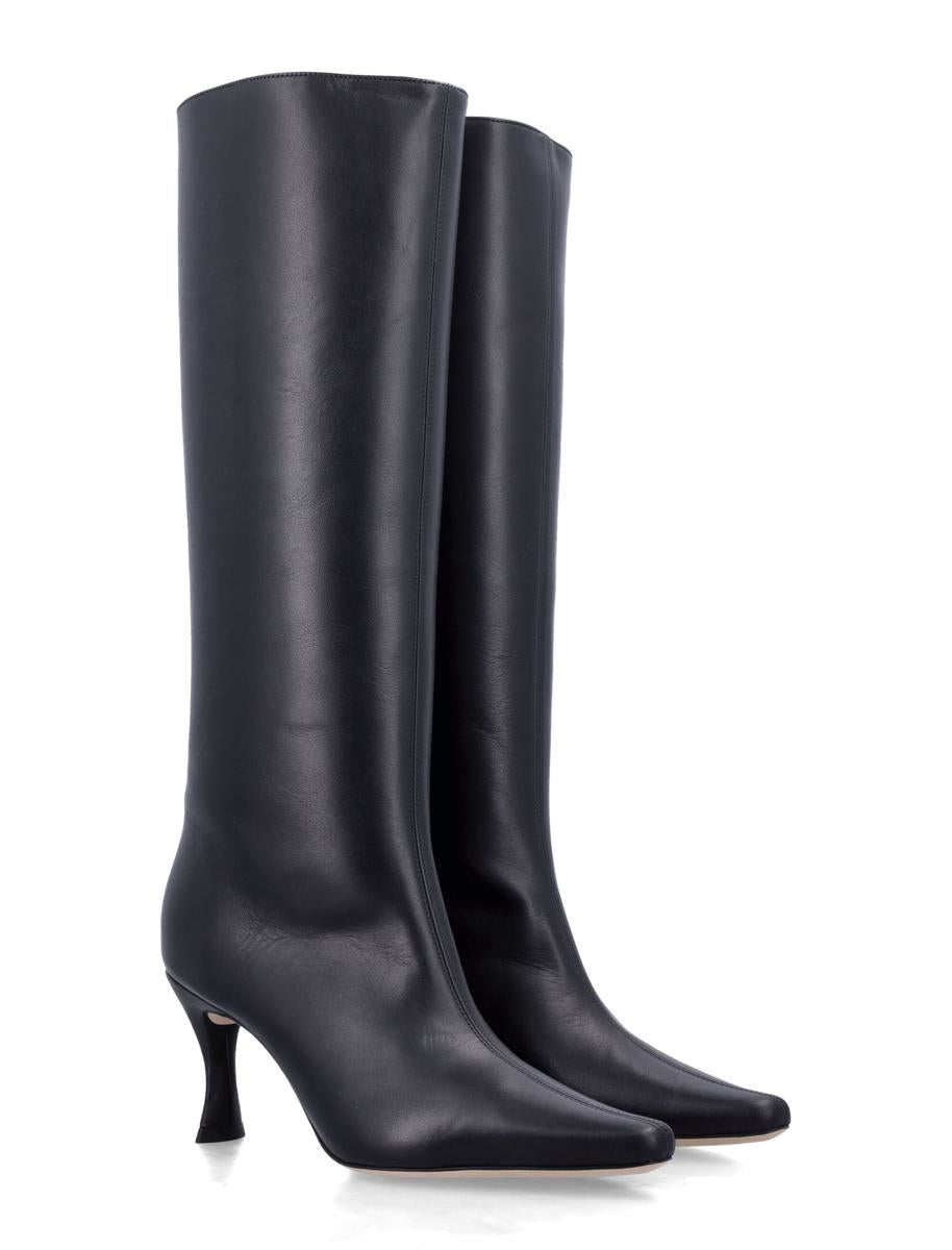 By Far Stevie 42 White Leather Boots