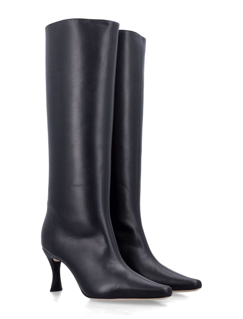 By Far Stevie 42 White Leather Boots