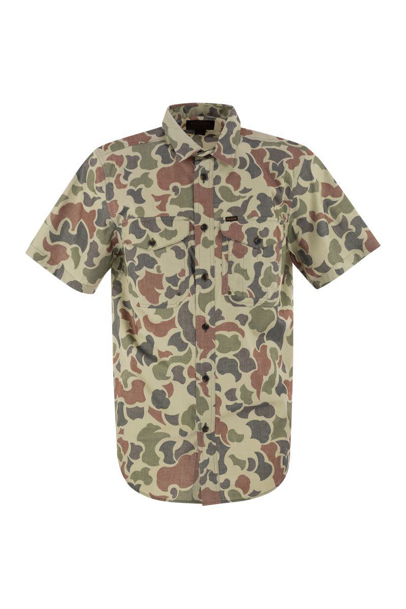 Filson Twin Lakes - Shirt With Camouflage Patch Pockets