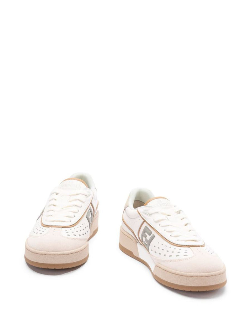 Fendi Fendi Match Leather Sneakers