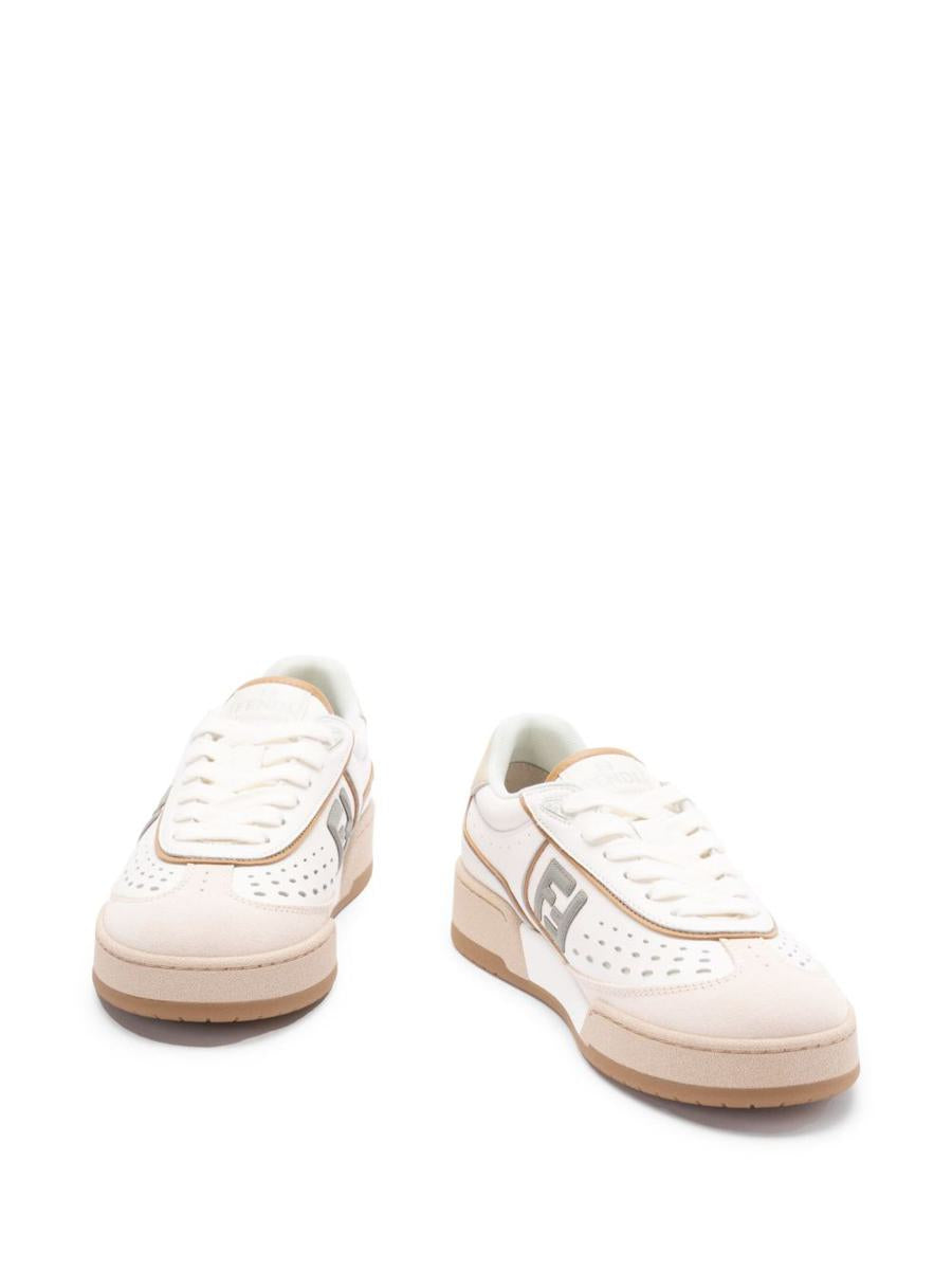 Fendi Fendi Match Leather Sneakers