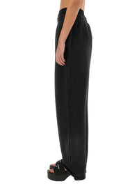 T By Alexander Wang Pants With Logo