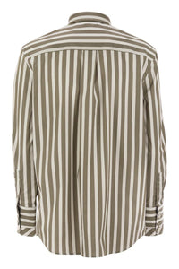 Fay Regular Striped Stretch Cotton Shirt