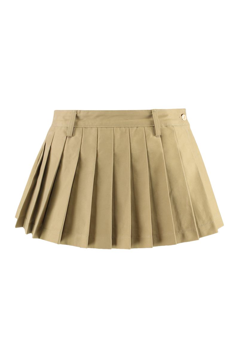 7 For All Mankind Skirt In Pleated Twill