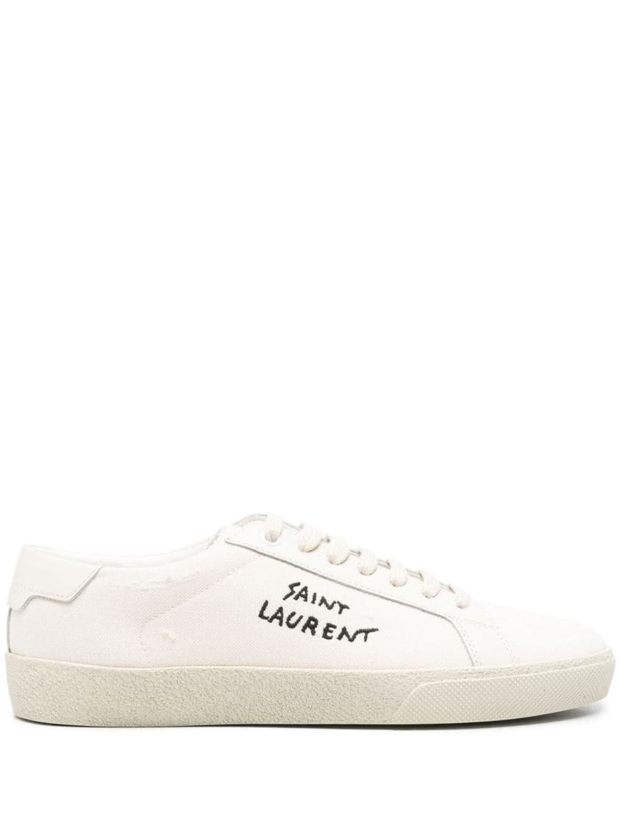 Saint Laurent Court Sl/06 Sneakers With Embroidered Logo Shoes