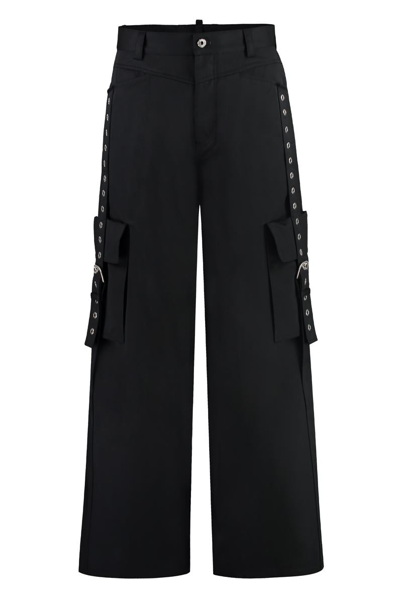 Off-White Cotton Cargo-Trousers