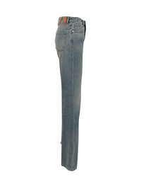 Darkpark Darkpark Blue Denim Straight Leg Jeans