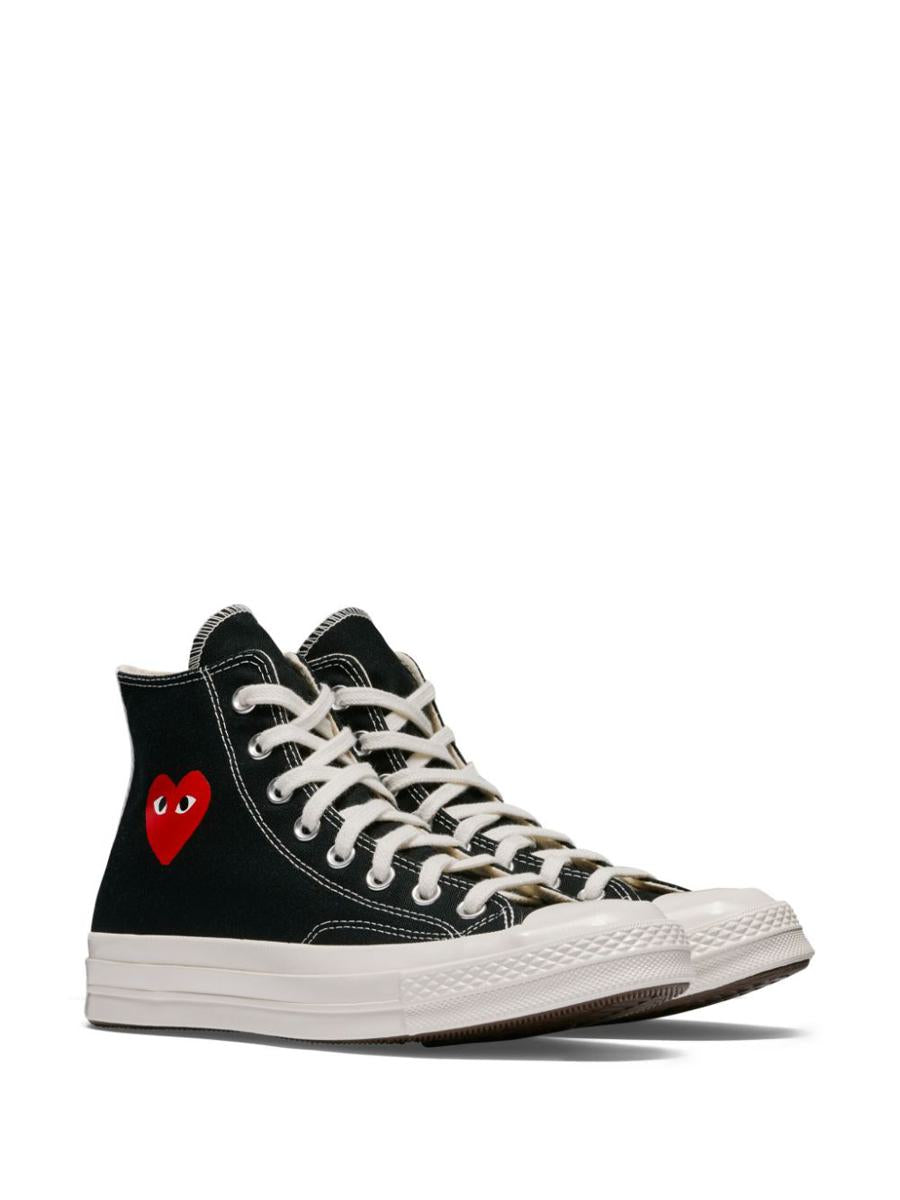 Comme Des Garçons Play Chuck '70 Small Red Heart High Sneakers