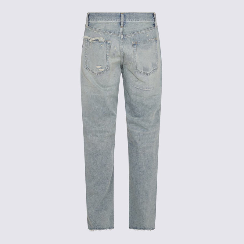 Fear Of God Light Blue Cotton Denim Jeans