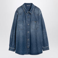 Valentino Garavani Denim Shirt With V Detail