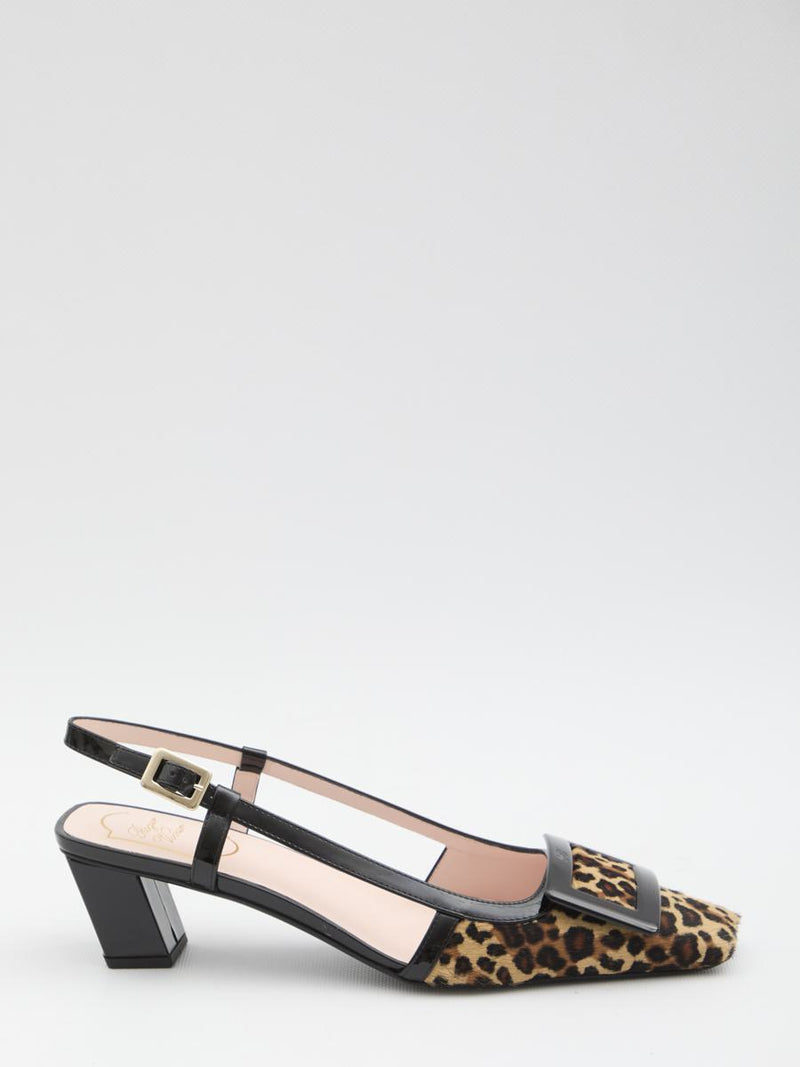 Belle Vivier Pony Slingback Pumps