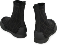 Valentino Garavani Cityshore High-Top Fabric Sneakers