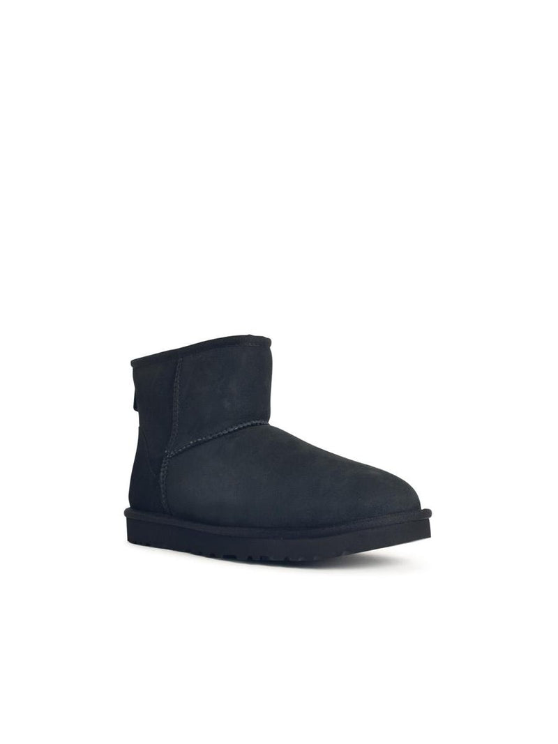 UGG 'Classic Mini' Black Suede Boots